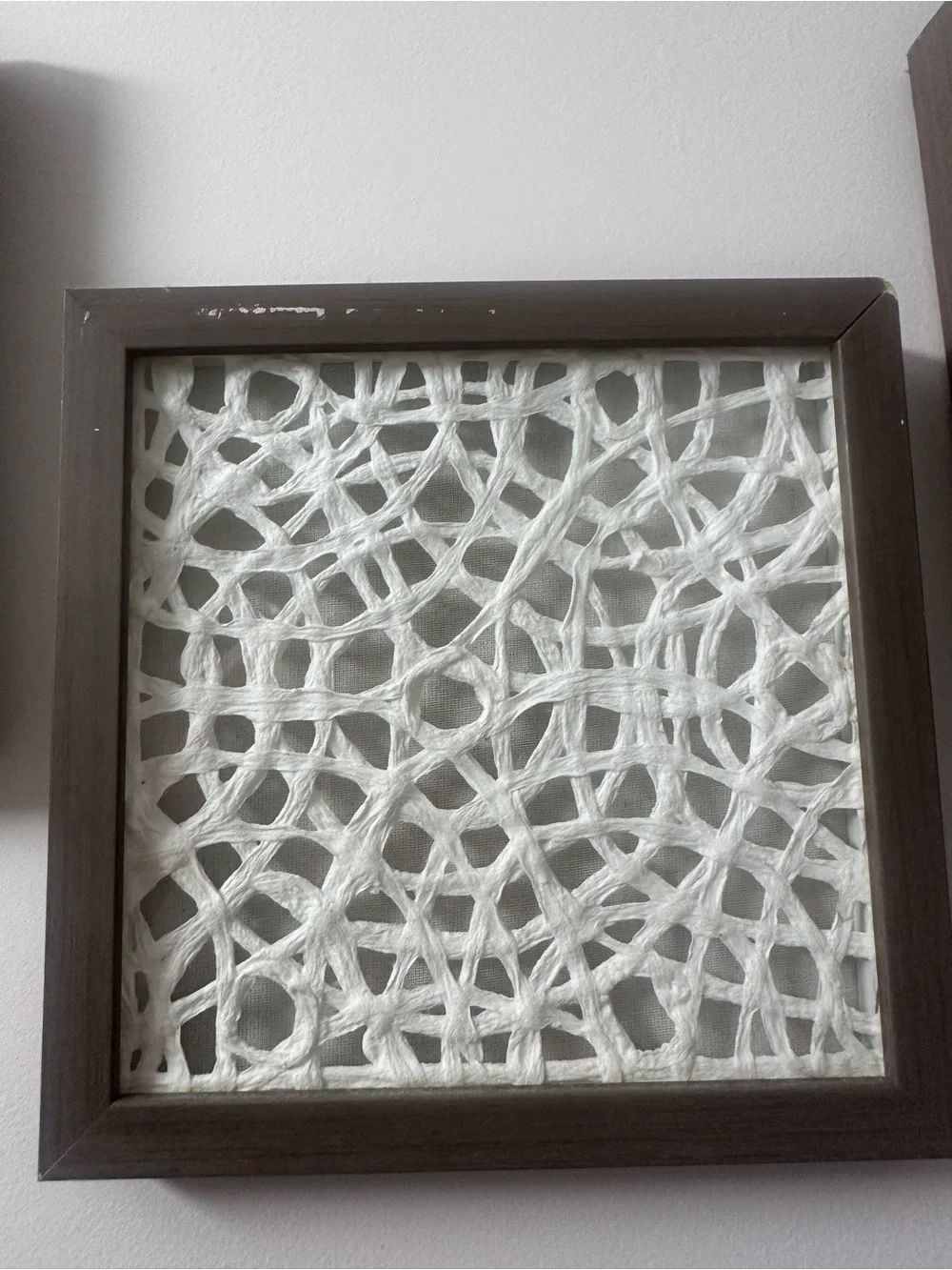 Neutral Brown and White Decorative Wall Art Panel - Home Wall Decor
